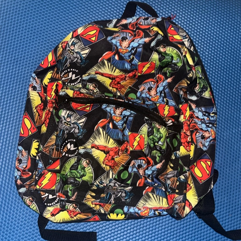 Justice League Super Hero Backpack School Bag Superman Ironman Flash